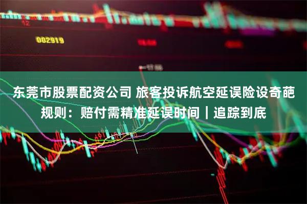 东莞市股票配资公司 旅客投诉航空延误险设奇葩规则：赔付需精准延误时间｜追踪到底