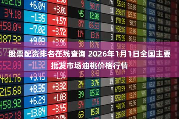 股票配资排名在线查询 2026年1月1日全国主要批发市场油桃价格行情